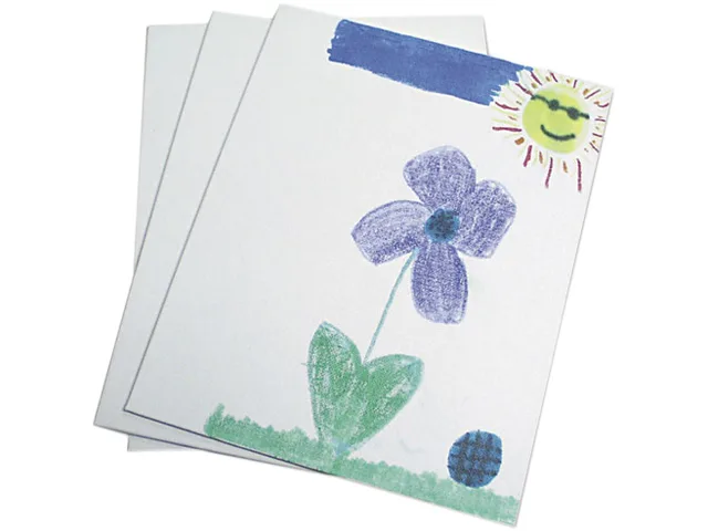 Creativity Street Creativity Street 6052 Canvas Paper 12 x 9 x .13 White 3 Pack — product photo