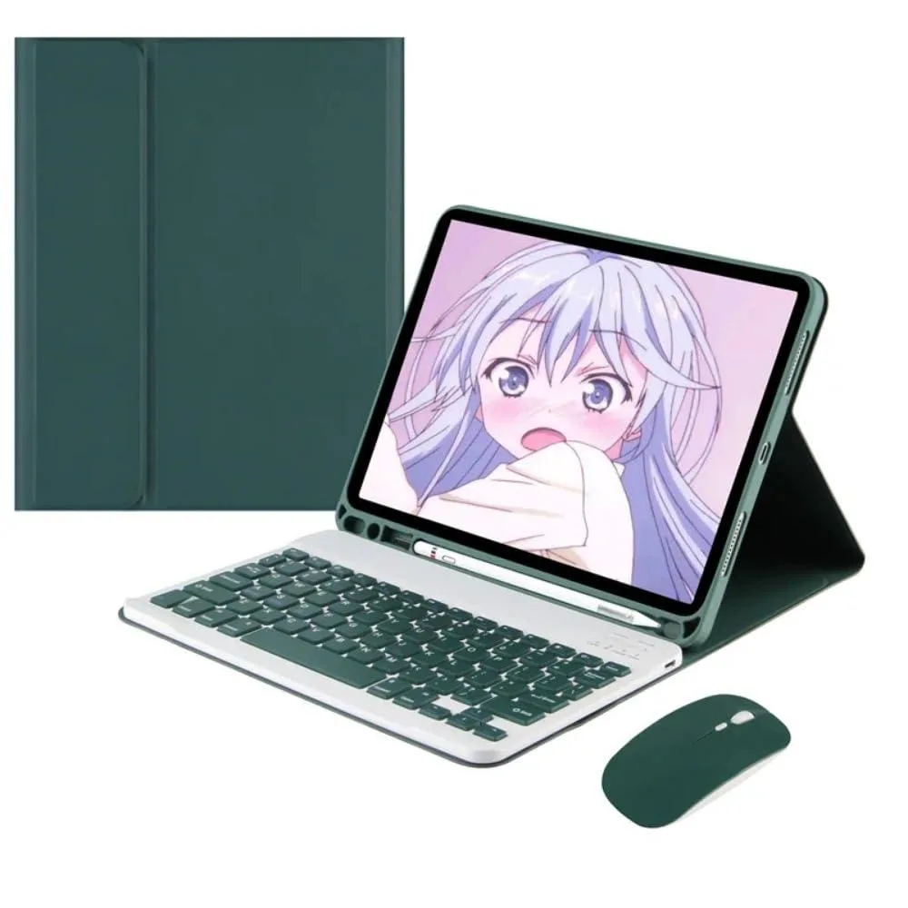 Timoom Timoom Bluetooth Keyboard Mouse Case 12.4" Green 78 Keys — product photo