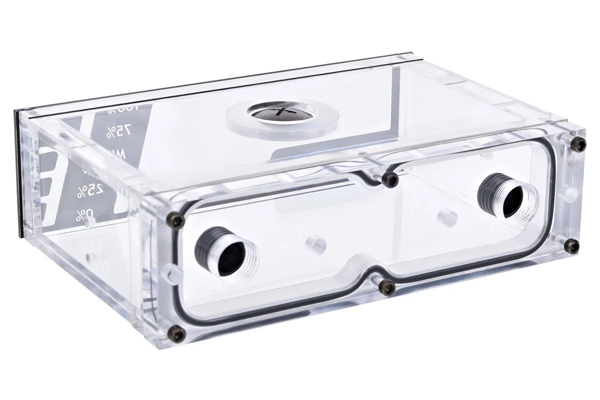 Alphacool Alphacool Repack Single Bay Reservoir Rev.2 G1/4 Acrylic 15039 diy cooling — product photo