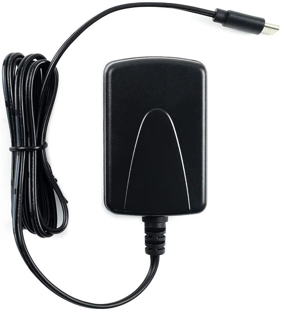 Compact white USB-C wall adapter with fixed cable and foldable prongs
