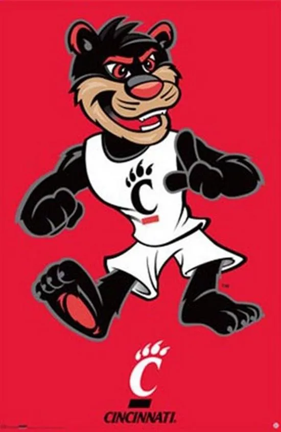 University of Cincinnati poster print 24 by 36 inches on heavy stock paper