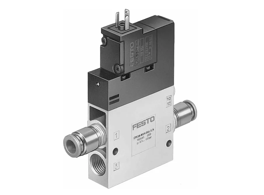 Festo Festo CPE18-M3H-3GL-QS-10 163801 Air Solenoid Valve — product photo