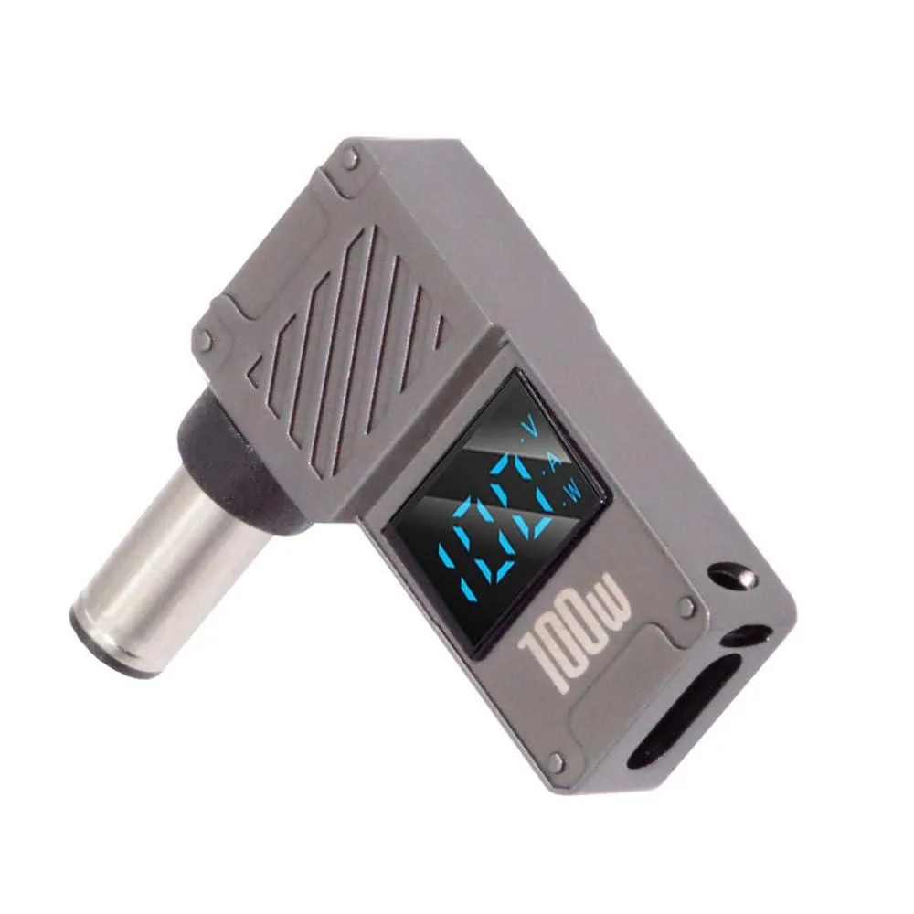 Fervit Fervit USB-C to DC 7.4x5.0mm HP Barrel Adapter 100W with Wattage Display — product photo