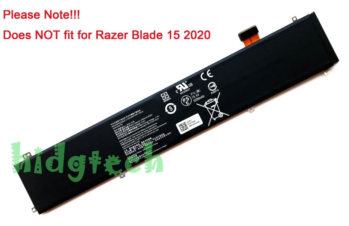Beisite Beisite 2020 laptop battery 15.4V 80Wh RC30-0248 — product photo