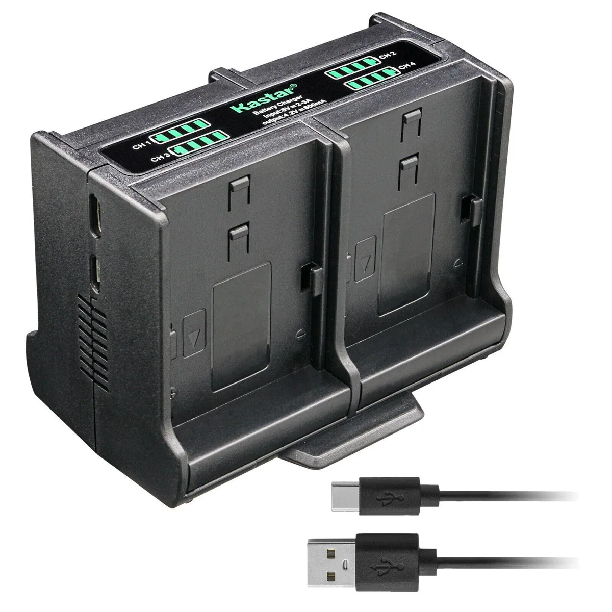 Kastar Kastar Quadruple USB Charger for Sony NP-SP70 Bloggie MHS-FS2 FS3 TS10 TS20 TS22 — product photo