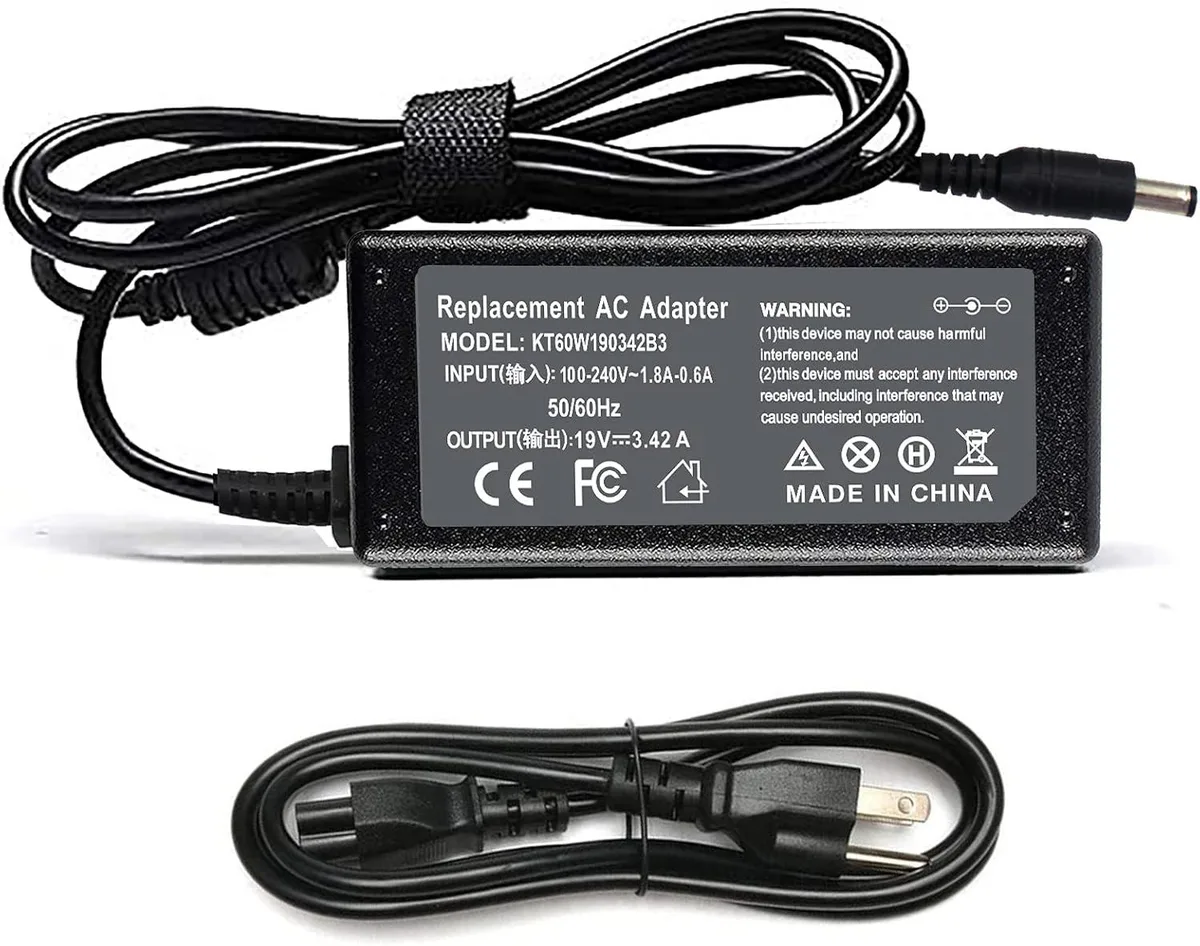 GCROWN GCROWN 65W 19V 3.42A laptop charger 5.5*2.5mm for Toshiba Satellite Portege — product photo