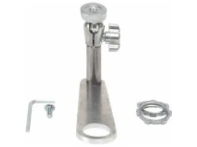 Silver metal conduit mount with threaded base model 847