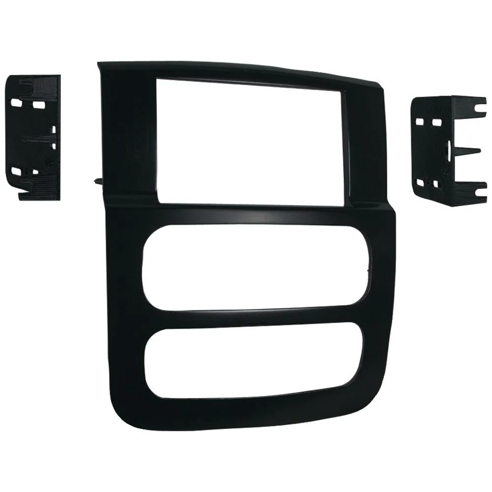 Black double-DIN dash kit for 2002-2005 Dodge Ram