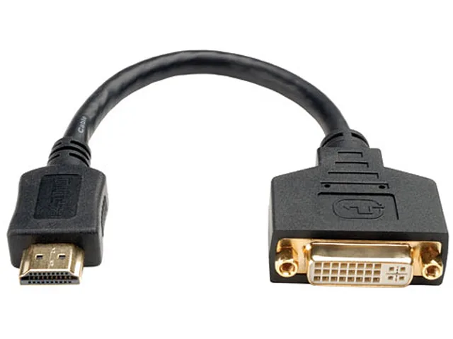 Tripp Lite Tripp Lite P132-08N HDMI to DVI video adapter 8in — product photo