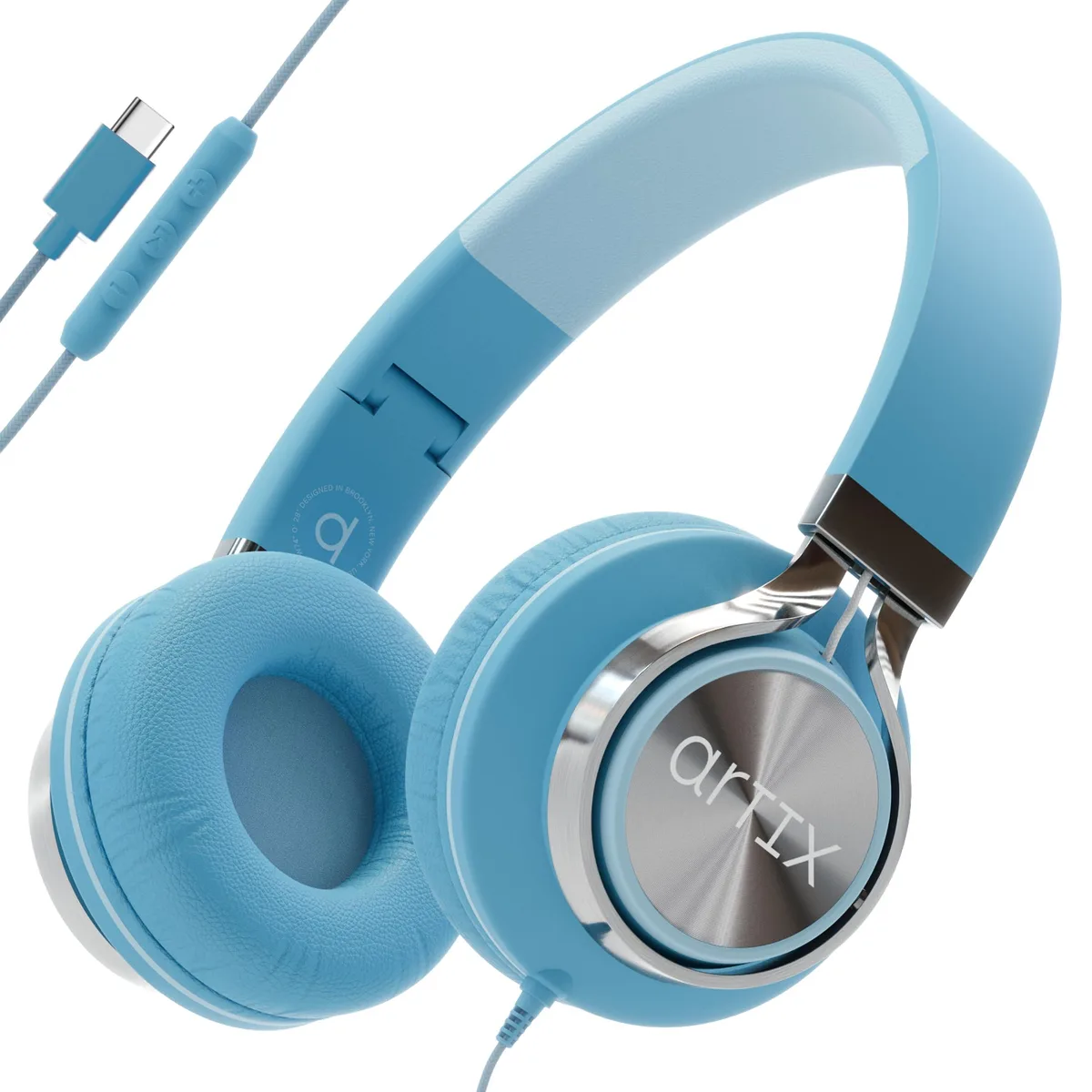 MATIX CL750 USB-C Headphones Blue 32 ohm 0.26 kg — product photo
