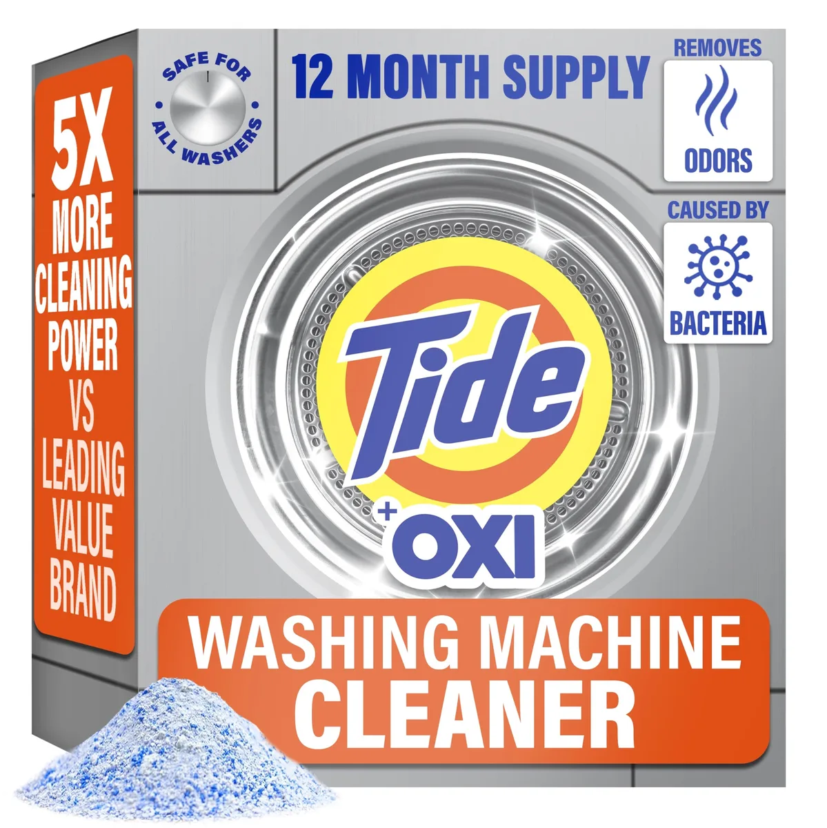  Tide Washing Machine Cleaner Oxi 52 Week Supply 12 Month Pack — product photo
