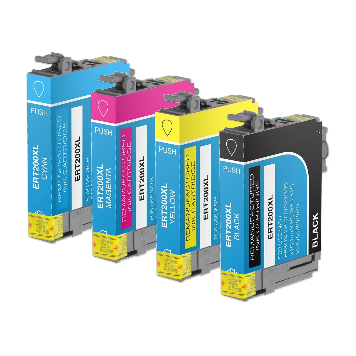 Ninestar Technology Ninestar Technology 200XL 4 Pack High-Yield Black Cyan Magenta Yellow Toner Cartridges — product photo