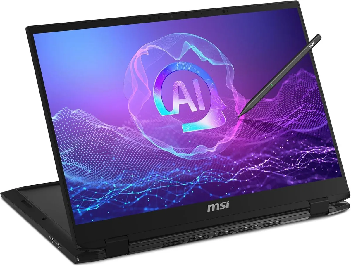 MSI MSI Summit A16 AI+ 2025 16 QHD+ 165Hz 2-in-1 AMD Ryzen AI 9 365 32GB 1TB NVMe Ink Black — product photo