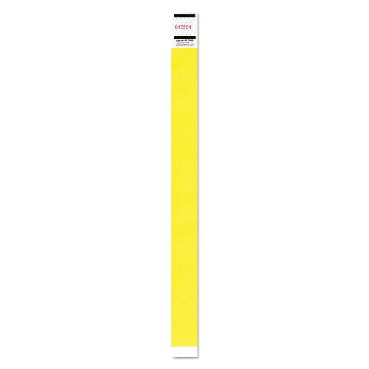 Advantus Advantus 91123 Neon Yellow Tyvek Wristbands 500 Pack — product photo