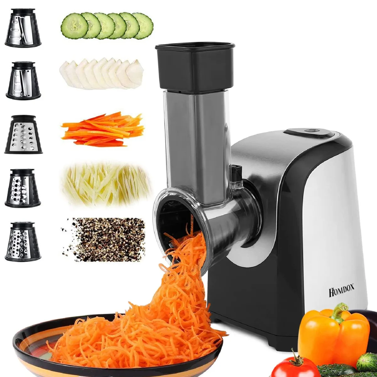 Homdox Food Processor 150W 120V — product photo