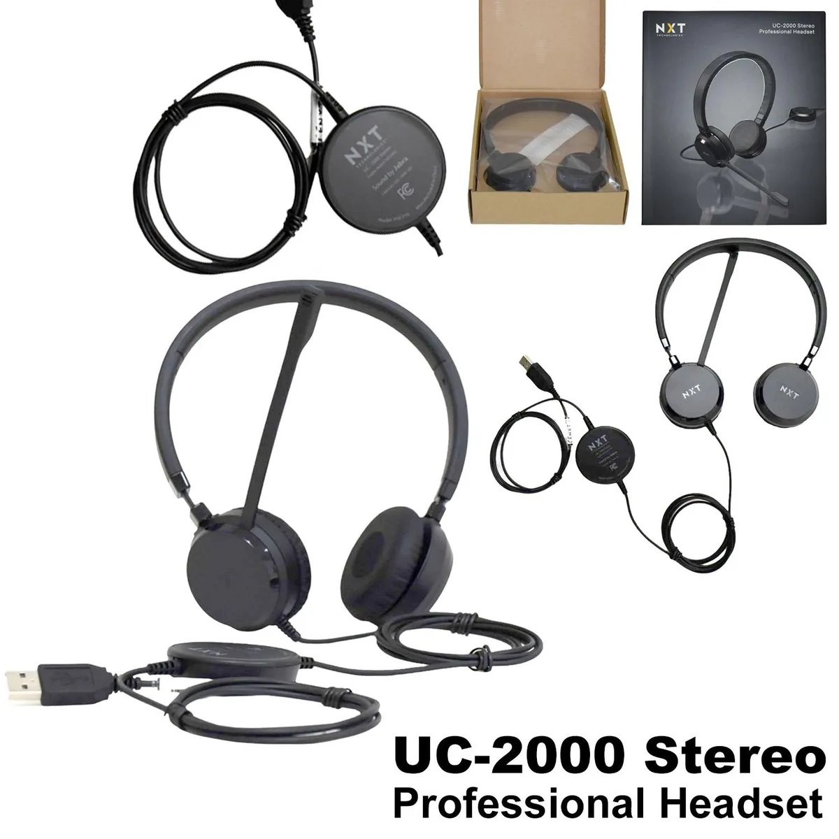 Nxt Technologies Nxt Technologies UC-2000 Professional Stereo Headset Black — product photo