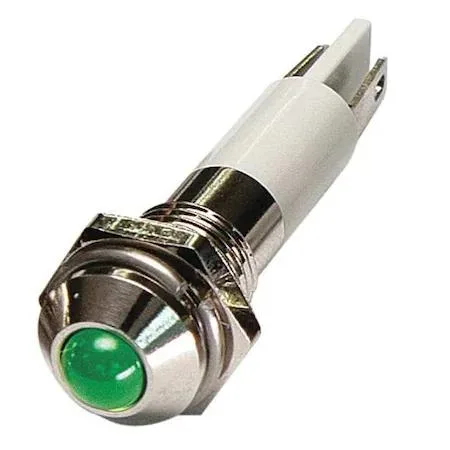 Value Brand Value Brand 12V DC Green Raised Panel Light 8mm Mounting — product photo