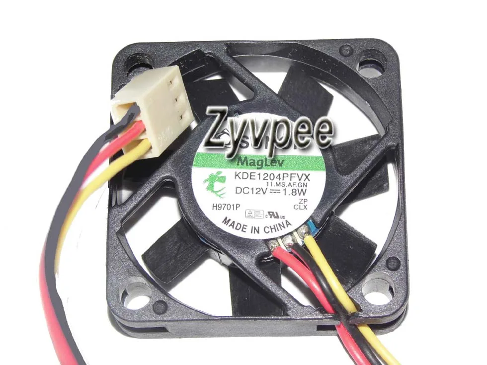Zyvpee Zyvpee KDE1204PFVX 11.MS.AF.GN 40mm 12V 1.8W 3-pin case fan — product photo
