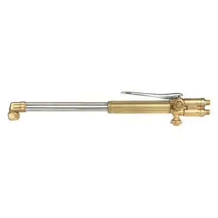 Victor straight cutting torch, 17 inch length, 90 degree head, metal finish