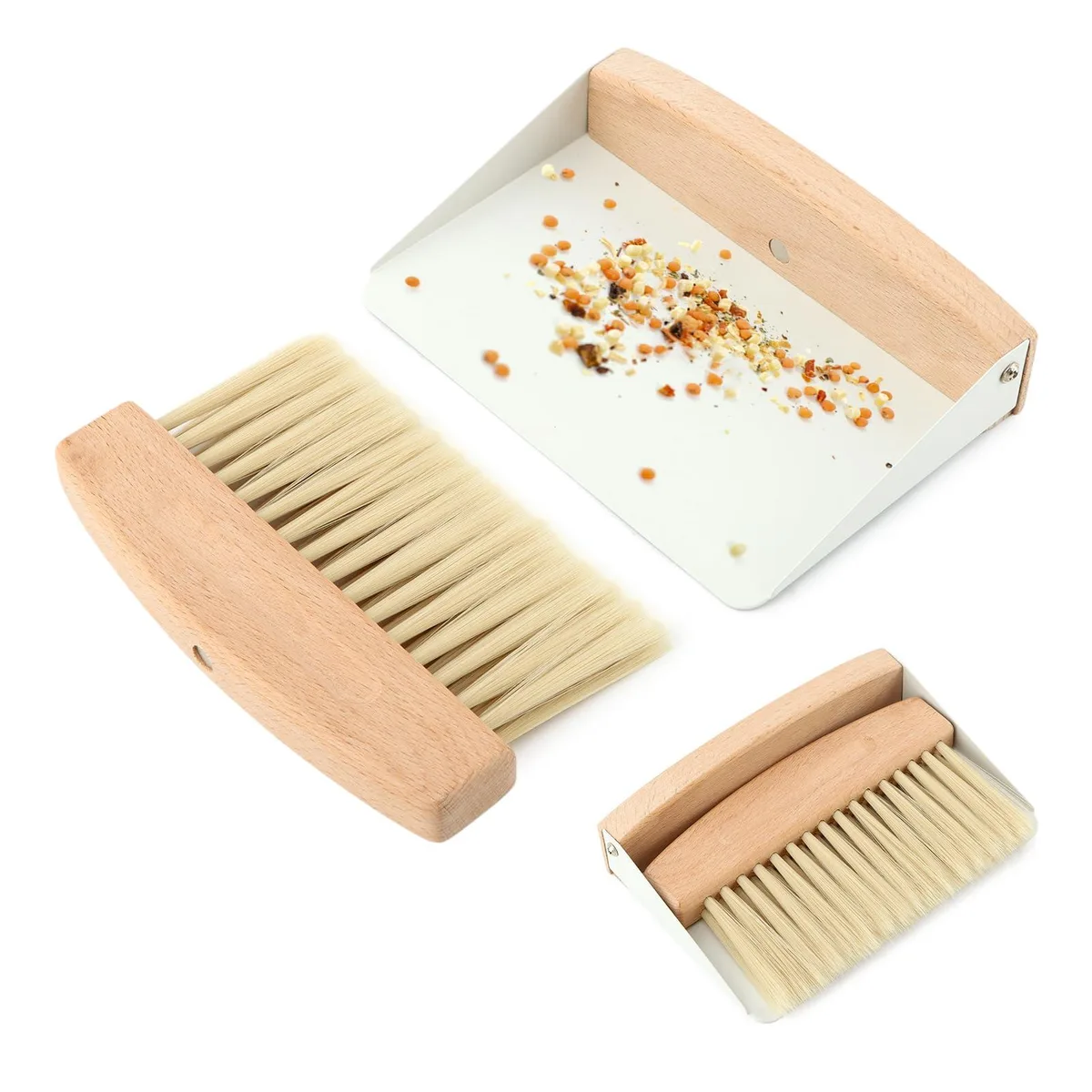  3M Mini Dustpan and Brush Set 15.5 x 10.5 x 4 cm White — product photo