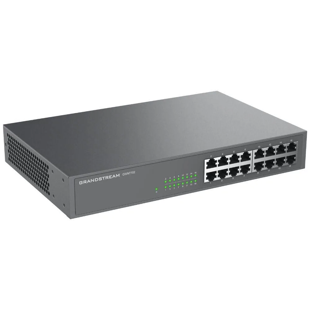 Grandstream Grandstream GWN7702 16-Port Gigabit Unmanaged Switch — product photo