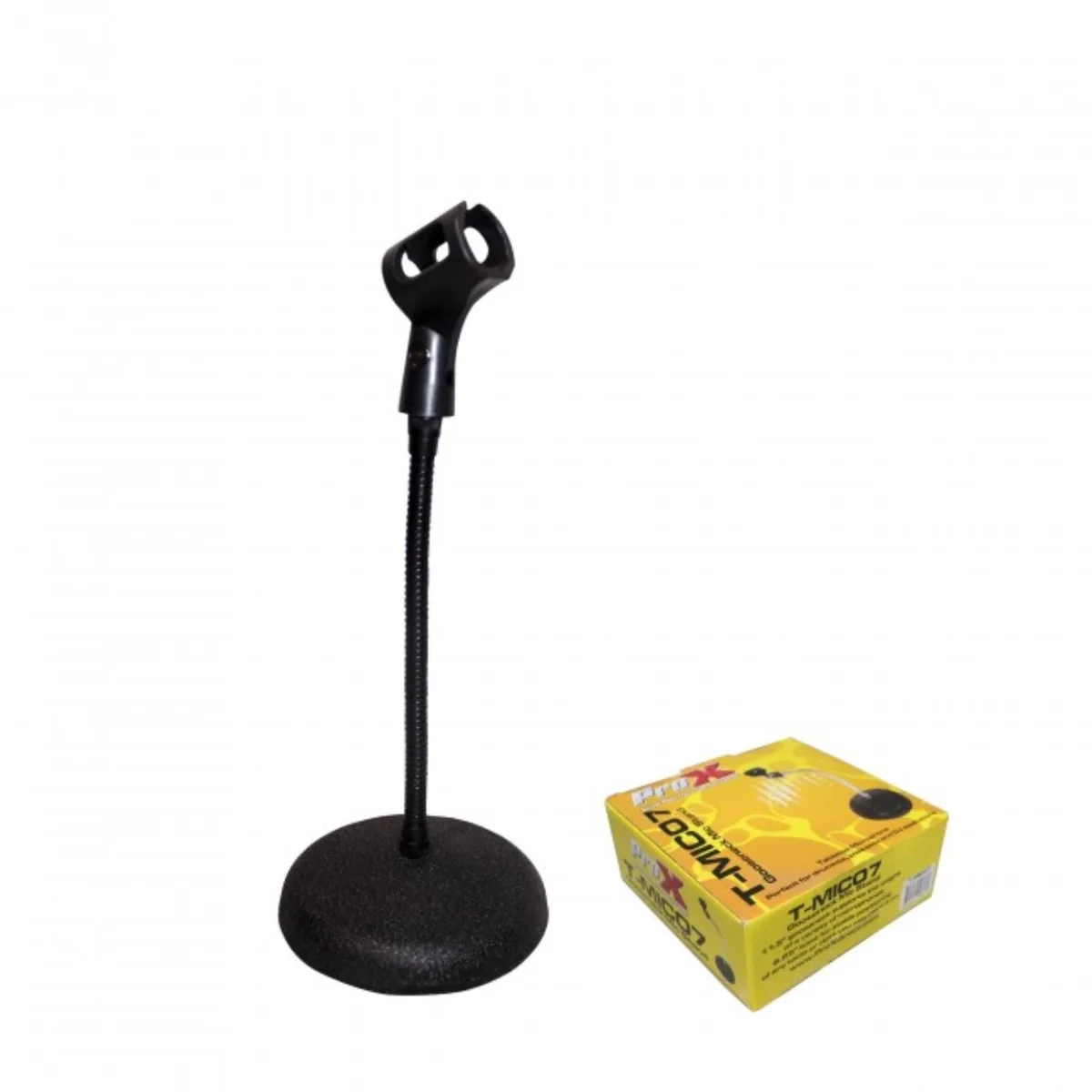 ProX ProX T-MIC07 Gooseneck Desktop Microphone Stand 6" Base — product photo