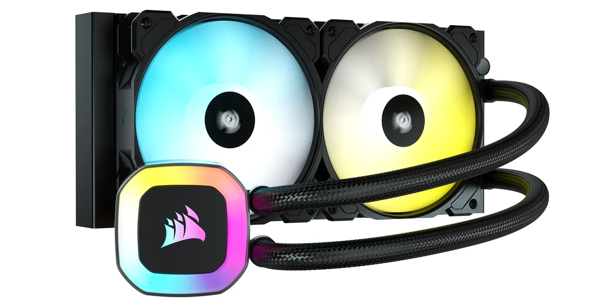 Corsair Corsair H100 RGB 240 mm liquid cooler — product photo