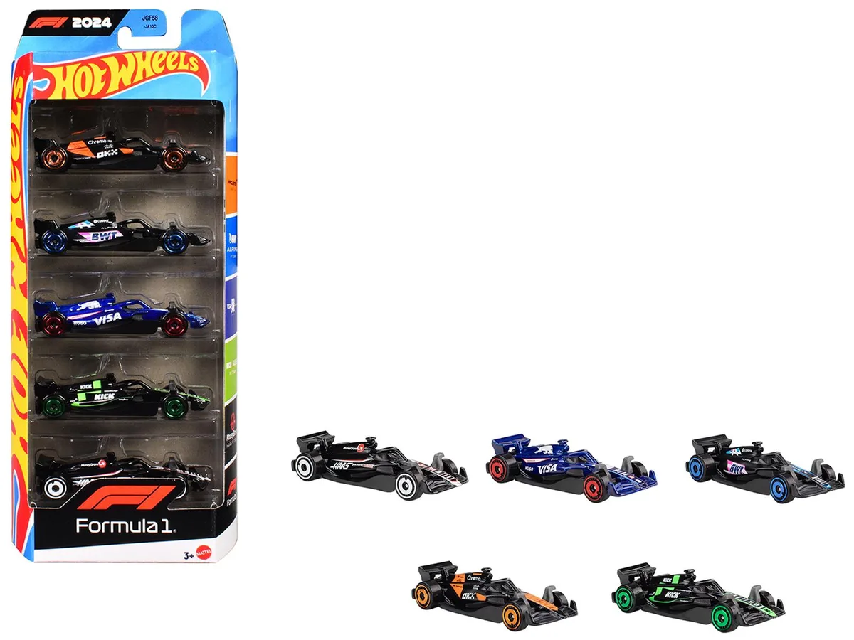 Hot Wheels Hot Wheels 2024 Formula 1 5 Piece Diecast Set — product photo