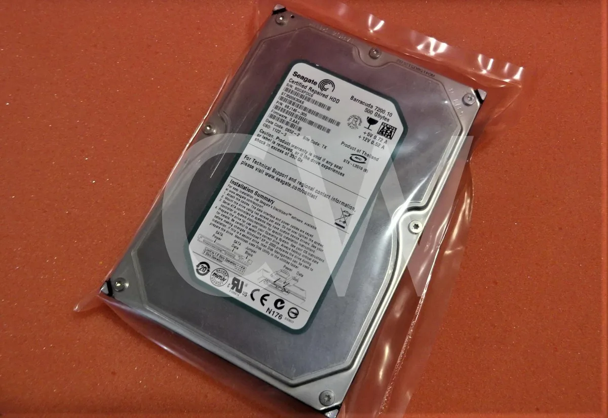 Seagate Seagate Barracuda 7200.10 ST3500630AS 500GB 7200RPM 16MB 3.5" SATA internal hard drive — product photo