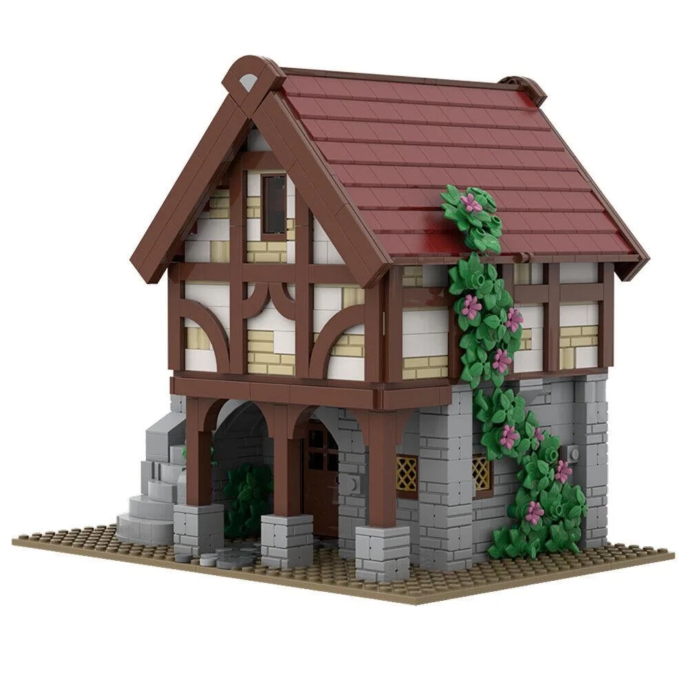 ZITIANYOUBUILD ZITIANYOUBUILD MOC-155425 Medieval House Model 1325 Parts — product photo