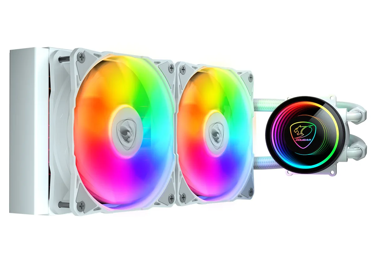 COUGAR COUGAR Poseidon Elite ARGB White 240 liquid cooler — product photo