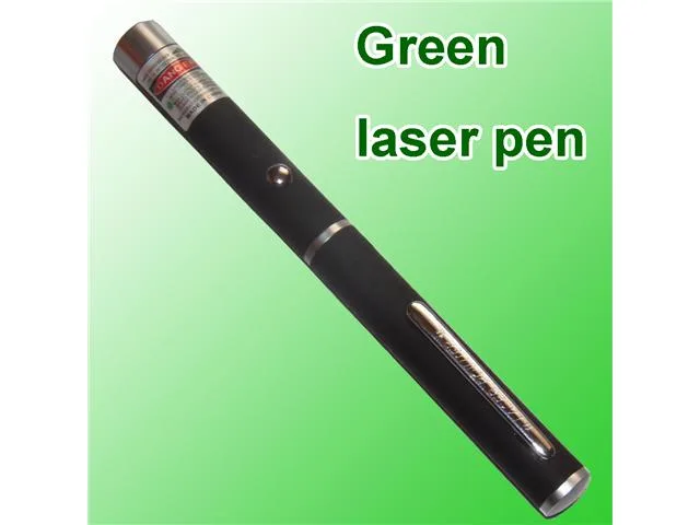 Black pen-style laser pointer, copper body, 14 mm diameter, 162 mm long
