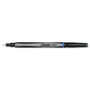 Sanford Sanford 1742664 Fine Point Pen Blue Ink Silver Barrel PK12 — product photo