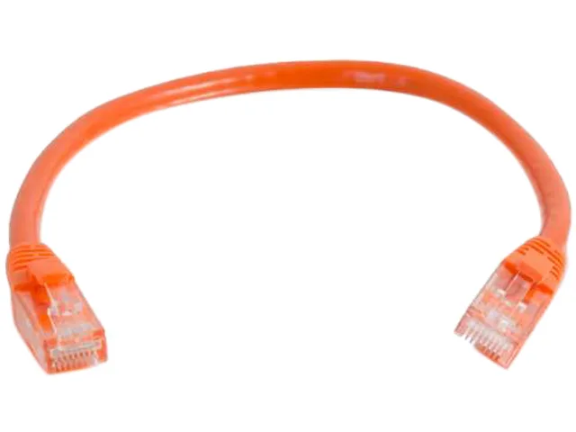 Cables To Go Cables To Go 04016 Cat6 network ethernet cable orange 2 ft — product photo