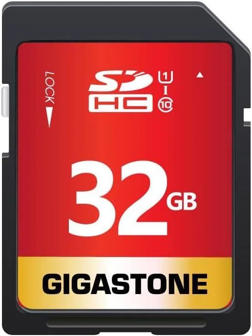 Gigastone Corporation Gigastone Corporation Full HD Video 32GB SDHC UHS-I U1 Class 10 memory card — product photo