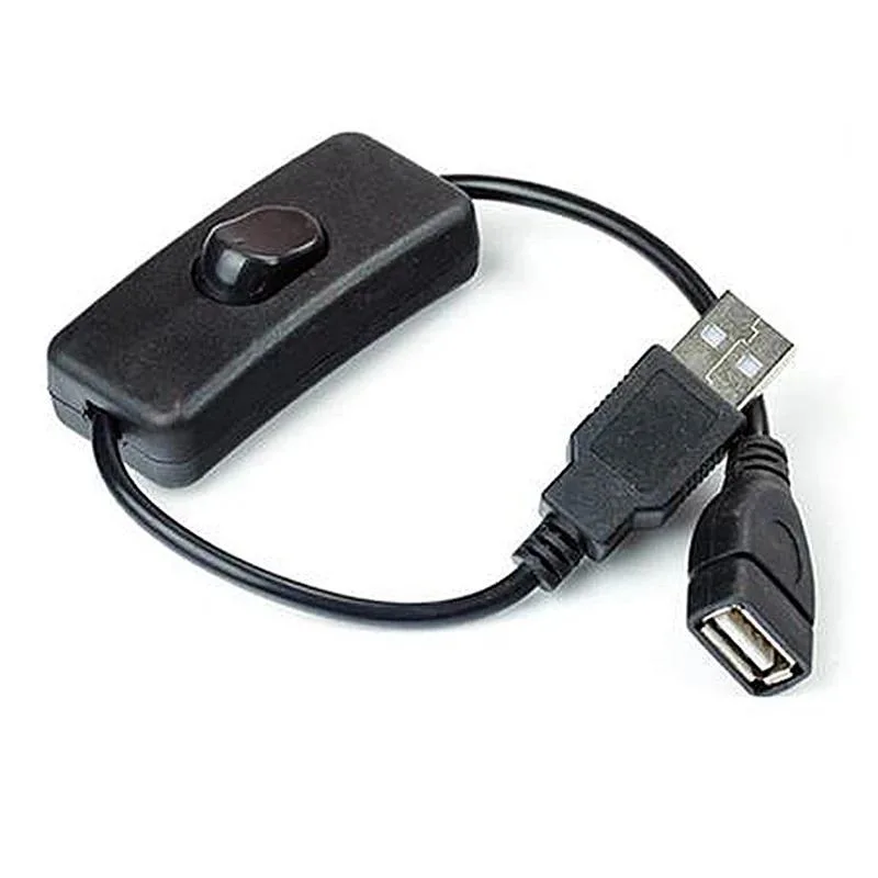 HETAI Digital Technology Co.,Ltd HETAI Digital Technology Co.,Ltd 28cm USB Cable with ON/OFF Switch Micro USB to USB A — product photo