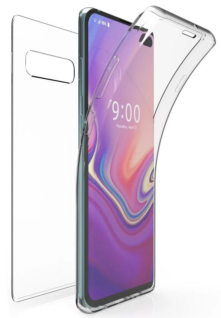 Nakedcellphone Nakedcellphone Tri-Max Full Body Clear Case for Samsung Galaxy S10 Plus — product photo
