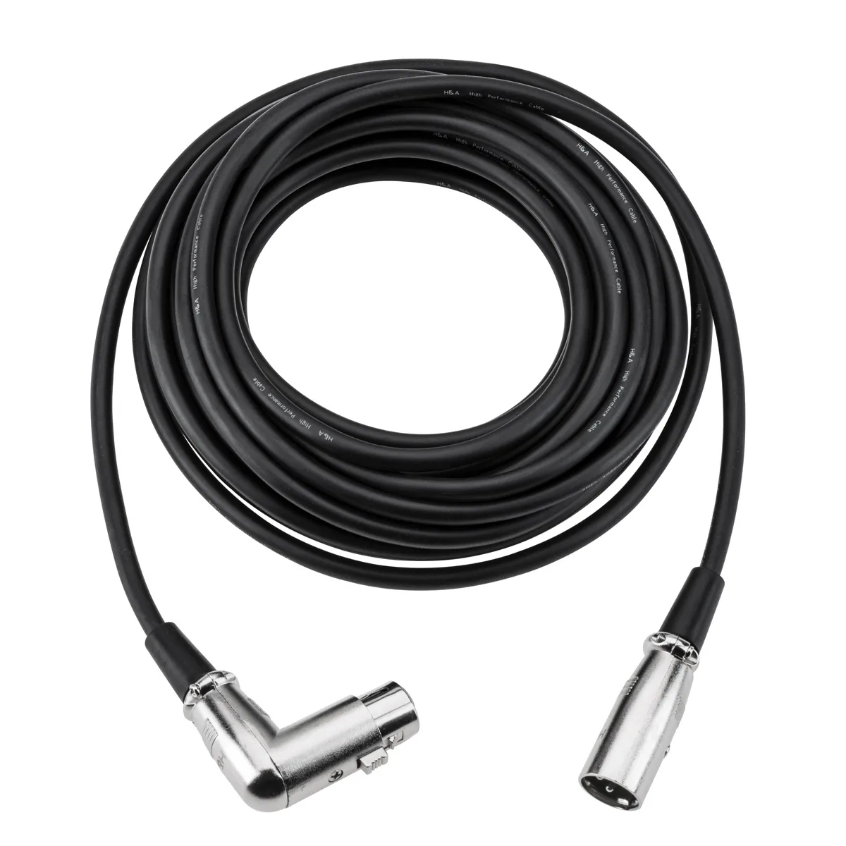 Hammer Anvil Hammer Anvil Value Series XLR Male to Right Angle Female Microphone Cable 25 ft — product photo