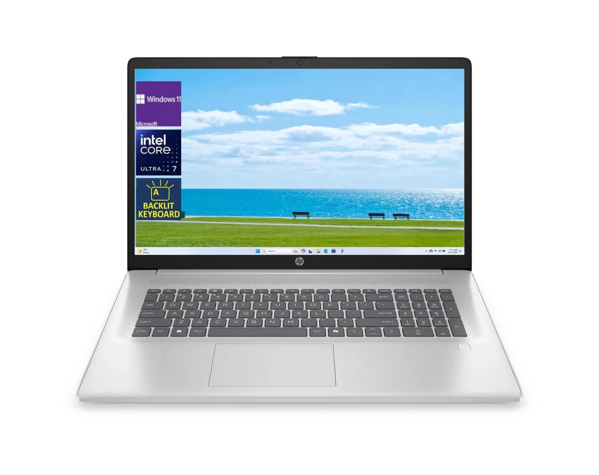 HP HP 17-cn5037nr laptop 17.3" FHD Core Ultra 7 255U 64GB DDR5 2TB Windows 11 Home — product photo
