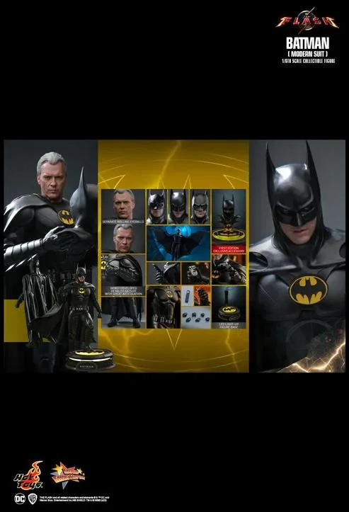 Hot Toys Hot Toys MMS712 The Flash Batman Modern Suit 2023 action figure — product photo