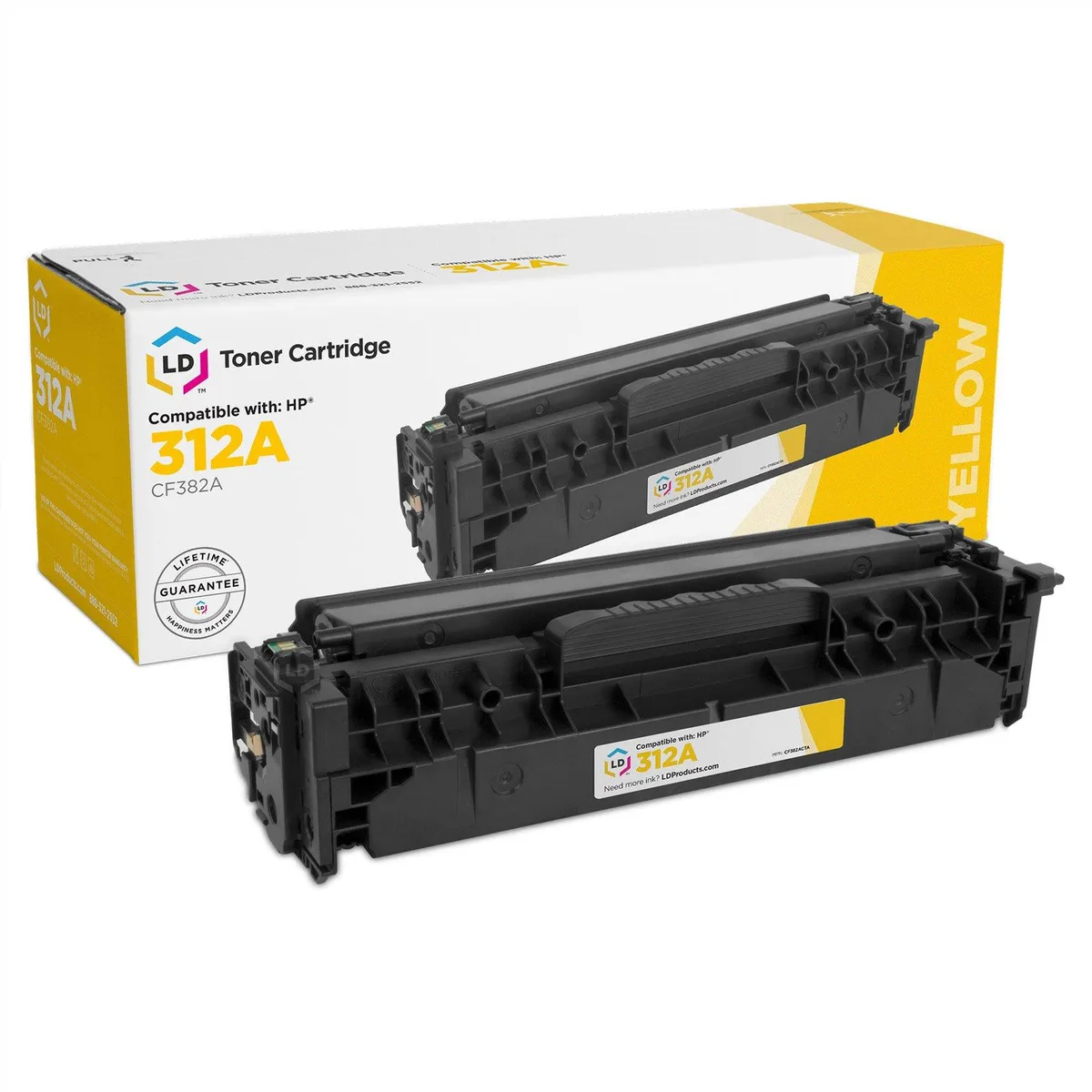 LD Products LD Products Compatible Toner Cartridge HP 312A CF382A Yellow — product photo