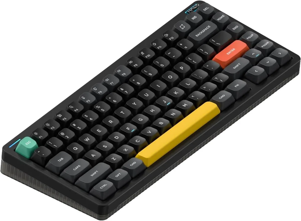 NuPhy NuPhy Halo75 V2 Gaming Keyboard Black Raspberry 46gf — product photo