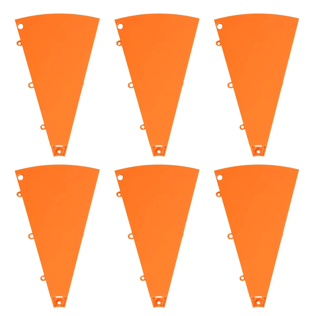 Yescom USA, Inc. Yescom USA, Inc. 35PAR009-PANEL-13 prize wheel panel supply 6 pcs orange 24 — product photo