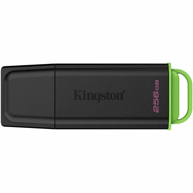 Kingston Technology Corp. Kingston DataTraveler Exodia 256 GB USB 3.2 Gen 1 Type A Black Green USB flash drive — product photo