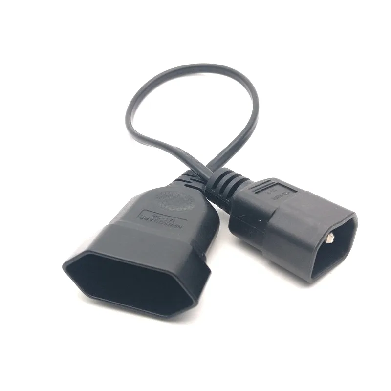 TeKit TeKit IEC 320 C14 Male to Europe 2 Pin Female Adapter Cable 30cm — product photo