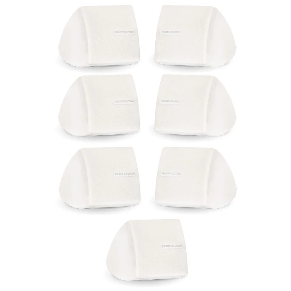 Theater Solutions Theater Solutions TS30W White 7-Piece On-Wall Speaker Set — product photo
