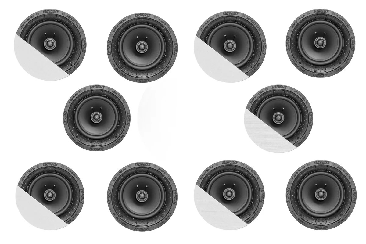 Earthquake Sound Earthquake Sound R650 6.5" In-Ceiling Speakers 5 Pairs — product photo