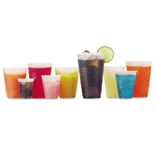 Fabri-Kal Fabri-Kal RK Crisscross Cold Drink Cups 3 oz Clear RK3 2500/case — product photo