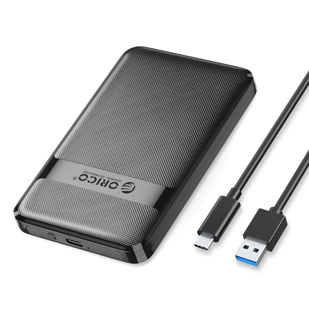 Orico Orico 2.5" USB 3.1 SATA Enclosure Black Grid Texture — product photo