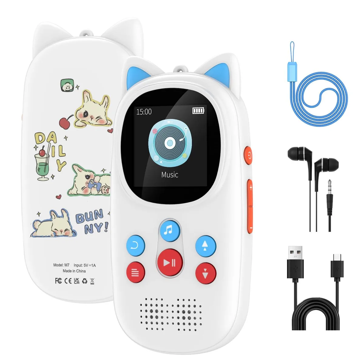  Diofox M9 MP3 player 80 GB 4-inch touchscreen Bluetooth 4.2 64 GB card — product photo